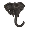 Set of 2 Elephant Wall Hooks - Decorative and Functional